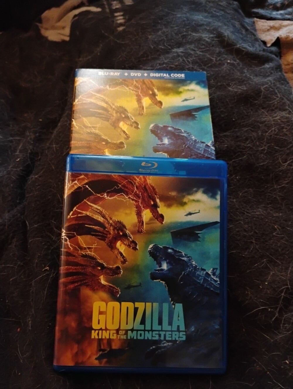 Godzilla King Of Monsters 2019 Blu-ray Dvd Combo With Dust Cover No Digital Code